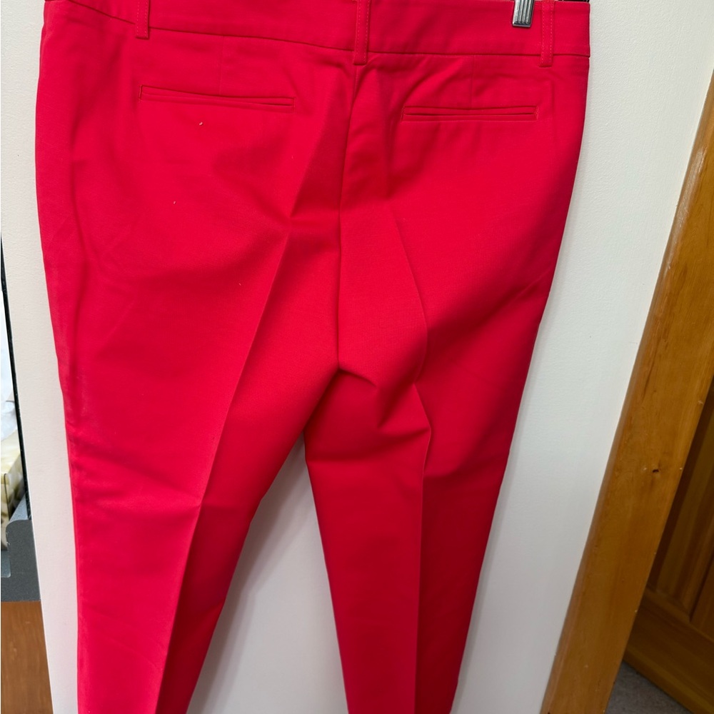 Dalia Red/Orange Straight Leg Pants - Picture 2 of 5